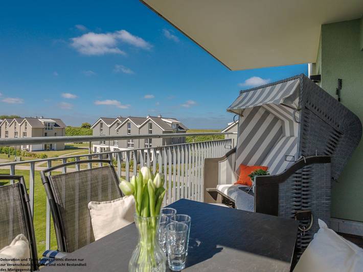 Ferienwohnung für 2 Personen, mit Balkon in Wangerland