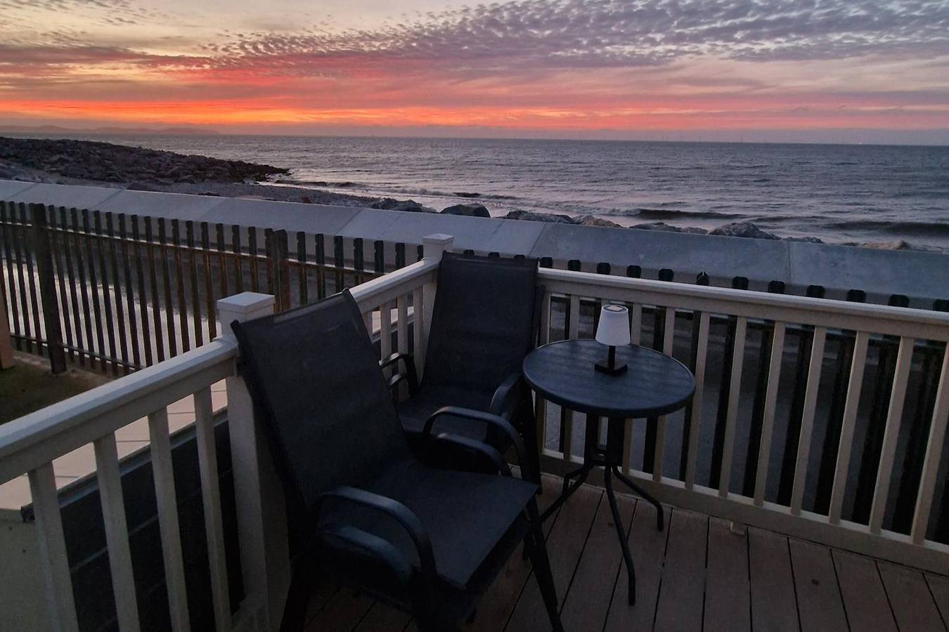 Lodge für 6 Personen mit Balkon in Rhyl, Conwy und Umgebung