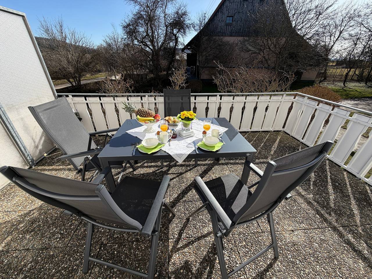 Ganze Wohnung, Ferienwohnung Sieglinde mit privater Terrasse in Bad Dürrheim Öfingen in Bad Dürrheim, Mittlerer Schwarzwald