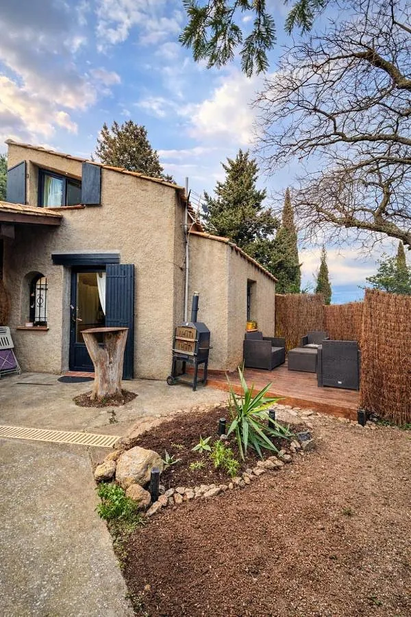 Maison de vacances pour 4 personnes, avec jardin ainsi que piscine et vue - 1