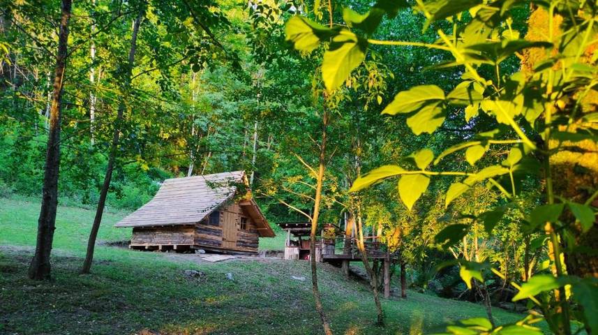 Camping für 4 Personen, mit Ausblick und Terrasse, mit Haustier in Slowenien