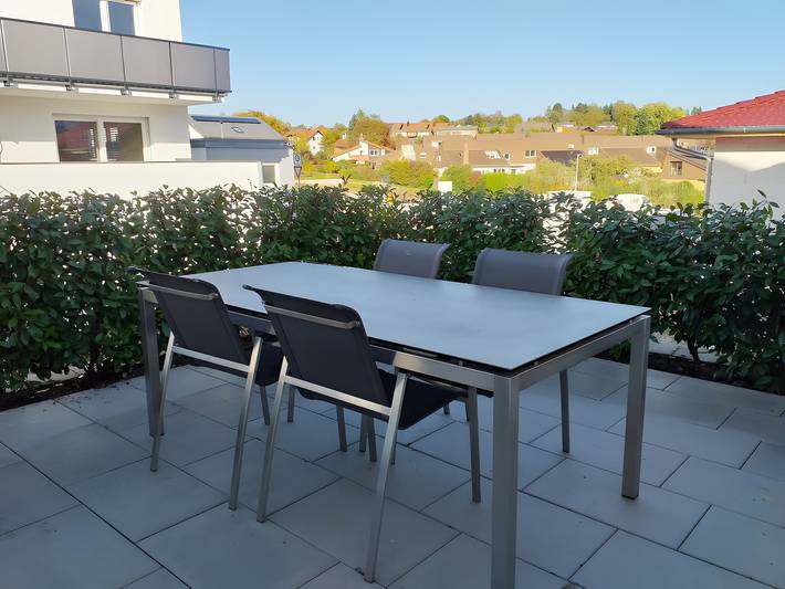 Geheel appartement, Appartement 'Haus Unterm Hohenstoffel' met privéterras en Wi-Fi in Hilzingen, Hegau