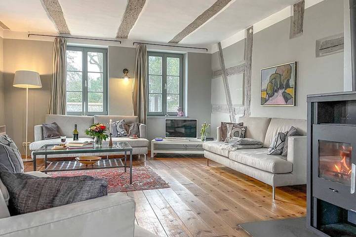 Ferienhaus für 12 Personen, mit Garten in Vogelsang-Warsin