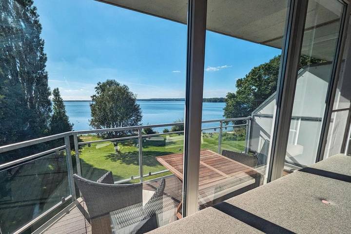 Ferienwohnung für 2 Personen, mit Balkon und Seeblick sowie Ausblick in Ascheberg (Holstein)
