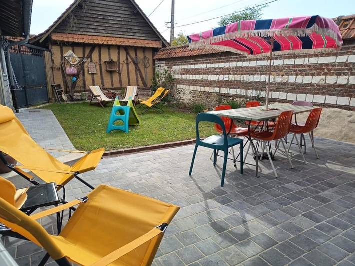 Location de vacances pour 6 personnes, avec jardin à Crécy-en-Ponthieu