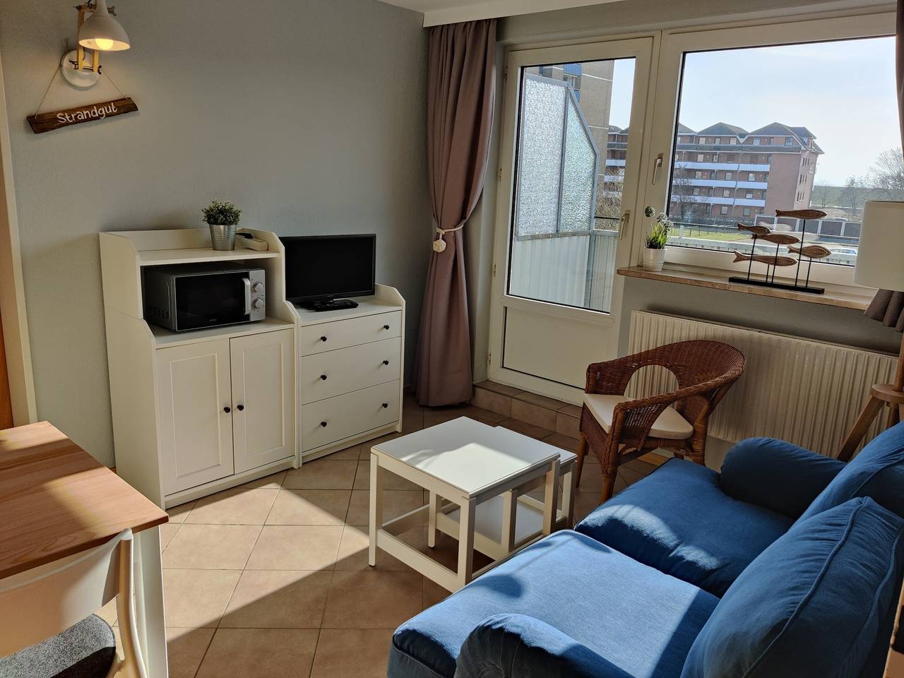 Ganze Ferienwohnung, Haus Nordlicht I - 2-Raum-App. 210/ 9 - Für alle die Meer wollen in Hauptstrand Büsum, Dithmarschen