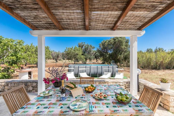 Trullo pour 4 personnes, avec piscine à San Vito dei Normanni - 4