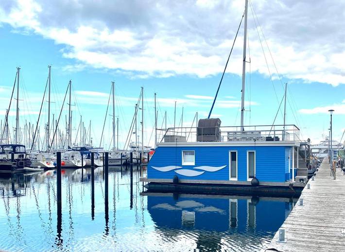 Boot für 5 Personen, mit Terrasse und Seeblick sowie Ausblick