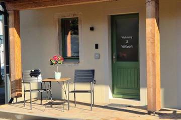 Hütte für 2 Personen, mit Terrasse und Sauna in Altenberg