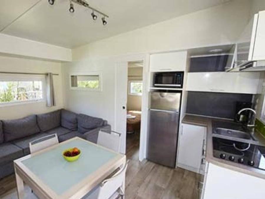 Sunêlia Domaine de Champé - Mobilheim 5 personen - Sunêlia Luxe Taos 2 Schlafzimmer / 2 Badezimmer 35m² - Tv - Lv - Bettwäsche wird gestellt in Bussang, Regionaler Naturpark Belchen der Vogesen
