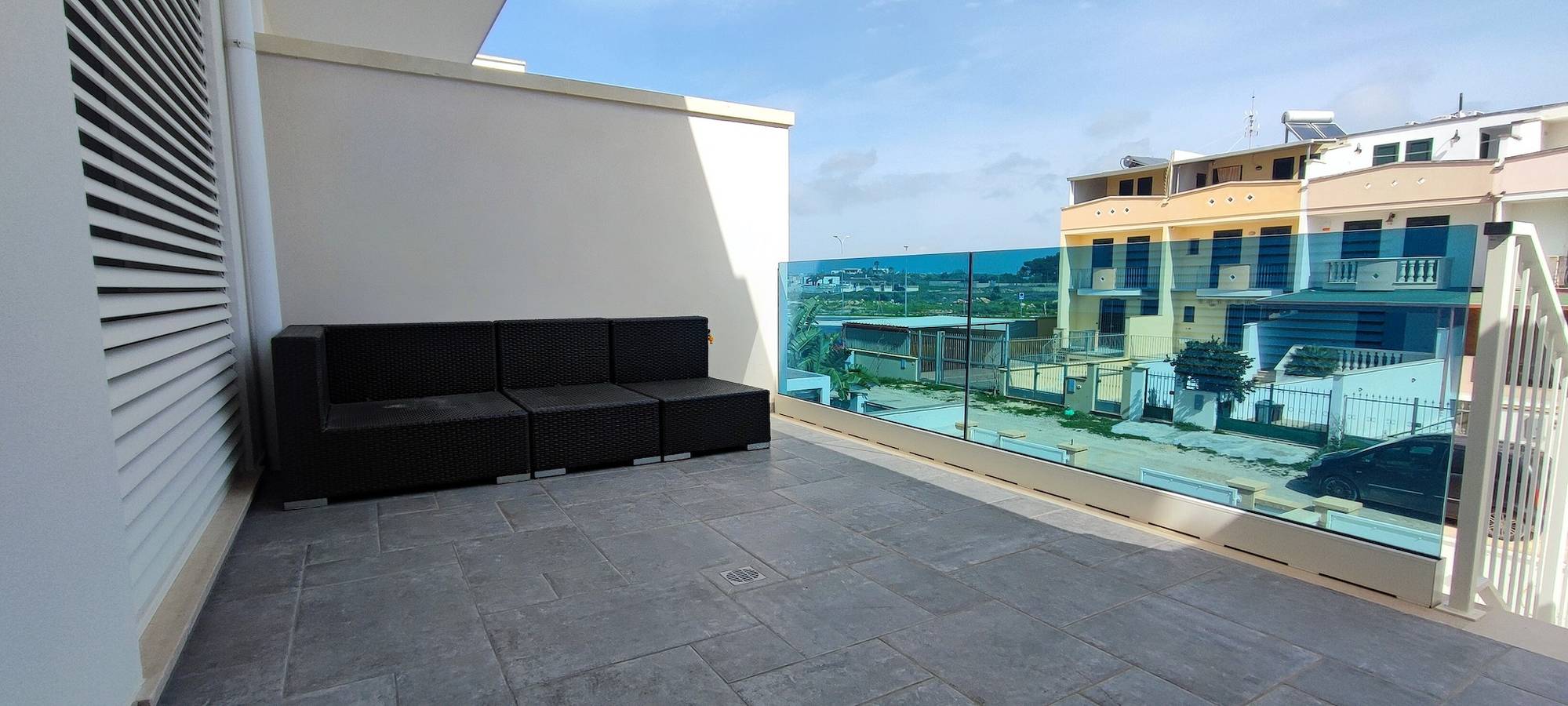 Apartamento entero, Apartamento 'Bilocale en el Centro T San Giovanni' con Terraza Privada, Balcón y Aire Acondicionado in Torre San Giovanni, Ugento