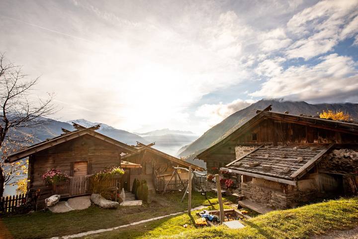 Agriturismo per 4 persone, con Balcone e Giardino nonché Sauna in Merano e dintorni