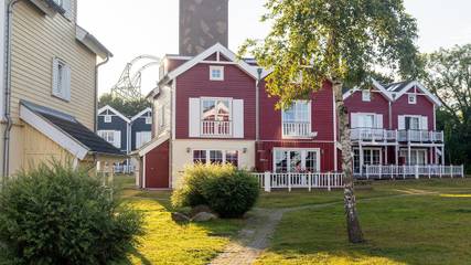Ferienhaus für 6 Personen, mit Terrasse und Sauna, mit Haustier in Hansa-Park
