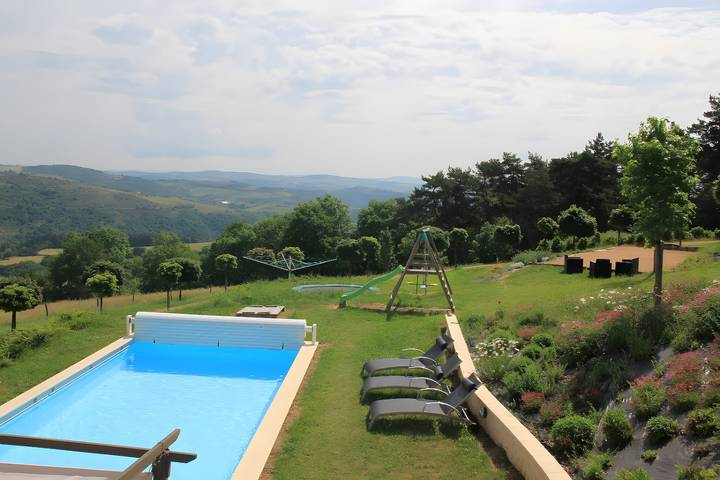 Maison de vacances pour 6 personnes, avec jardin et bassin pour enfant, adapté aux familles dans la Loire