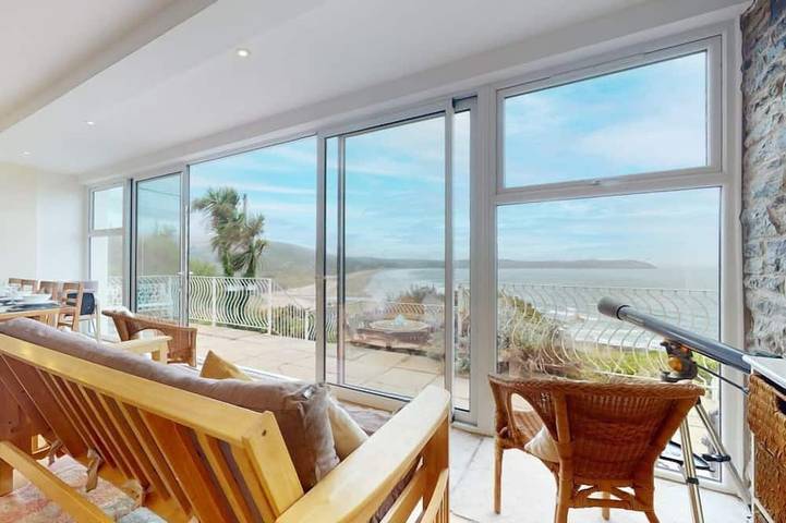 Holiday home for 10 people, with Balcony and Garden in Woolacombe