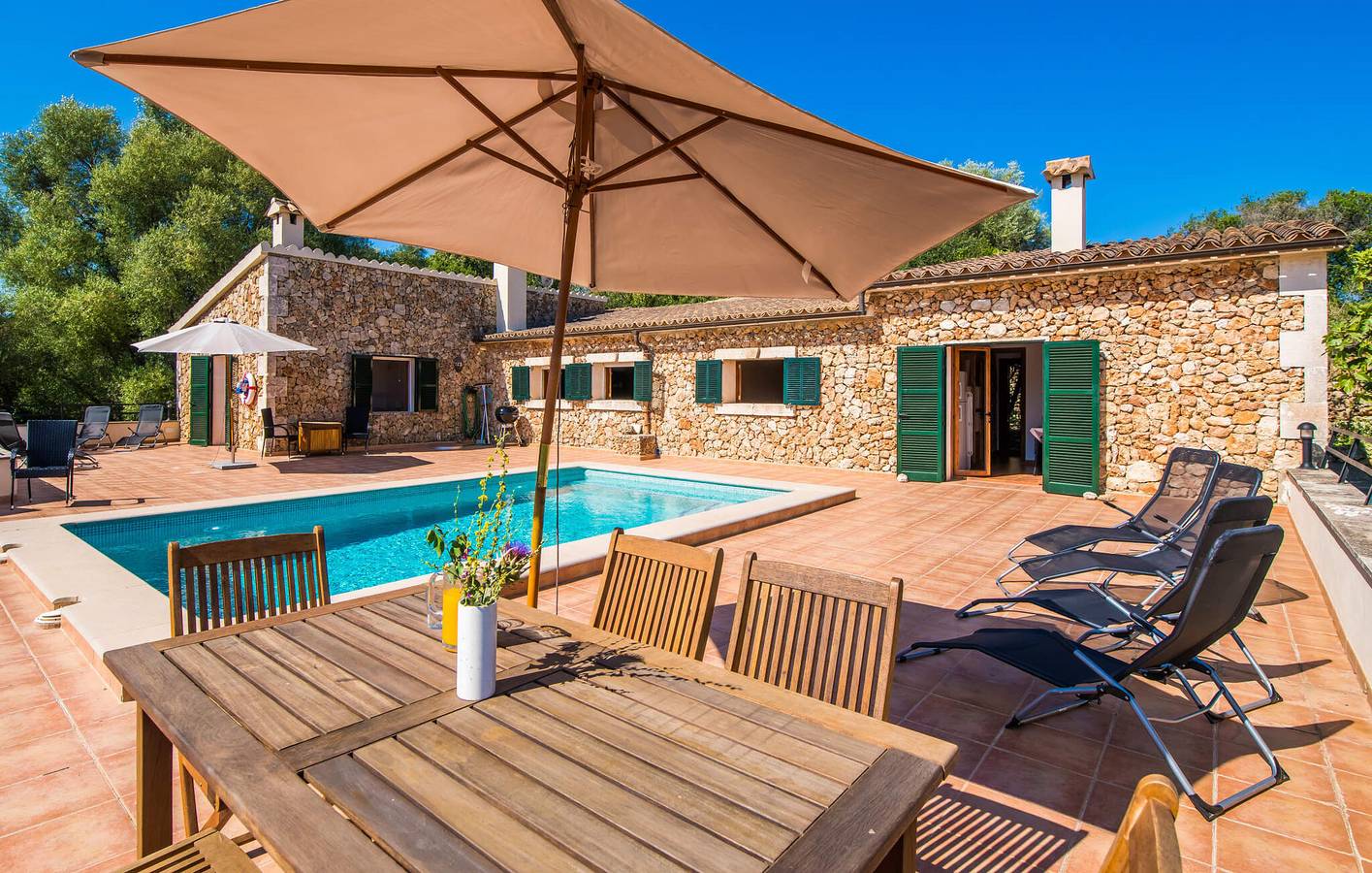Sonnige Wohnung mit Pool in Pina (Mallorca) in Sencelles, Mallorca Inselmitte