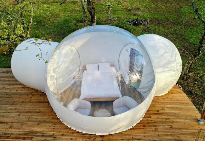 Tente pour 2 personnes, avec jardin et vue dans le Tarn-et-Garonne - 3