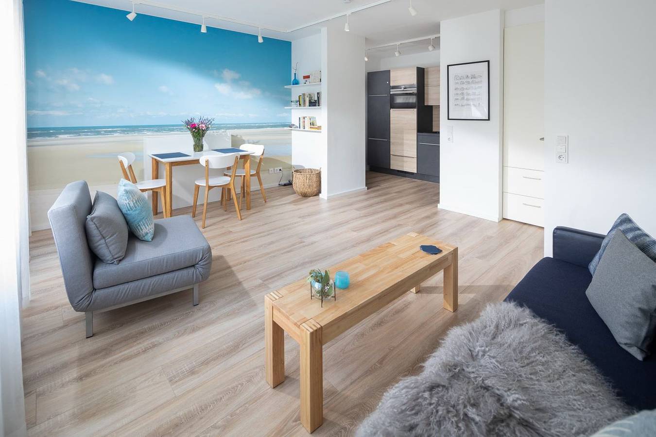 Ganze Wohnung, Moderne Ferienwohnung mit Balkon nahe Nordstrand in Norderney