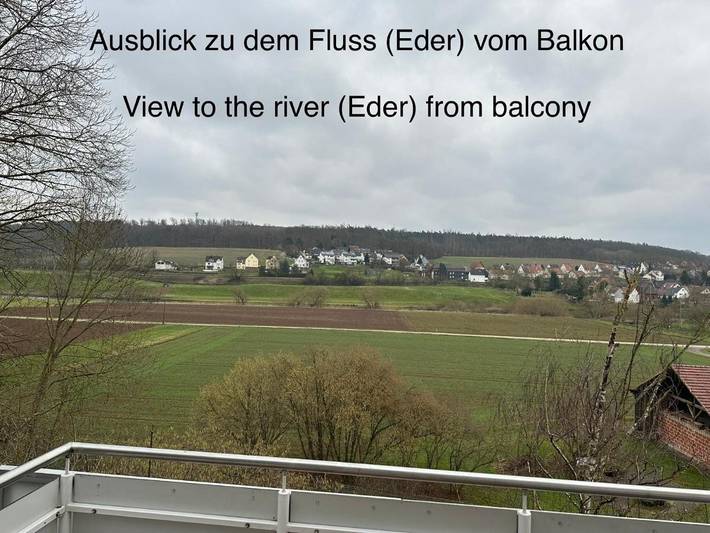 Ferienwohnung für 3 Personen, mit Balkon und Ausblick in Felsberg - 4