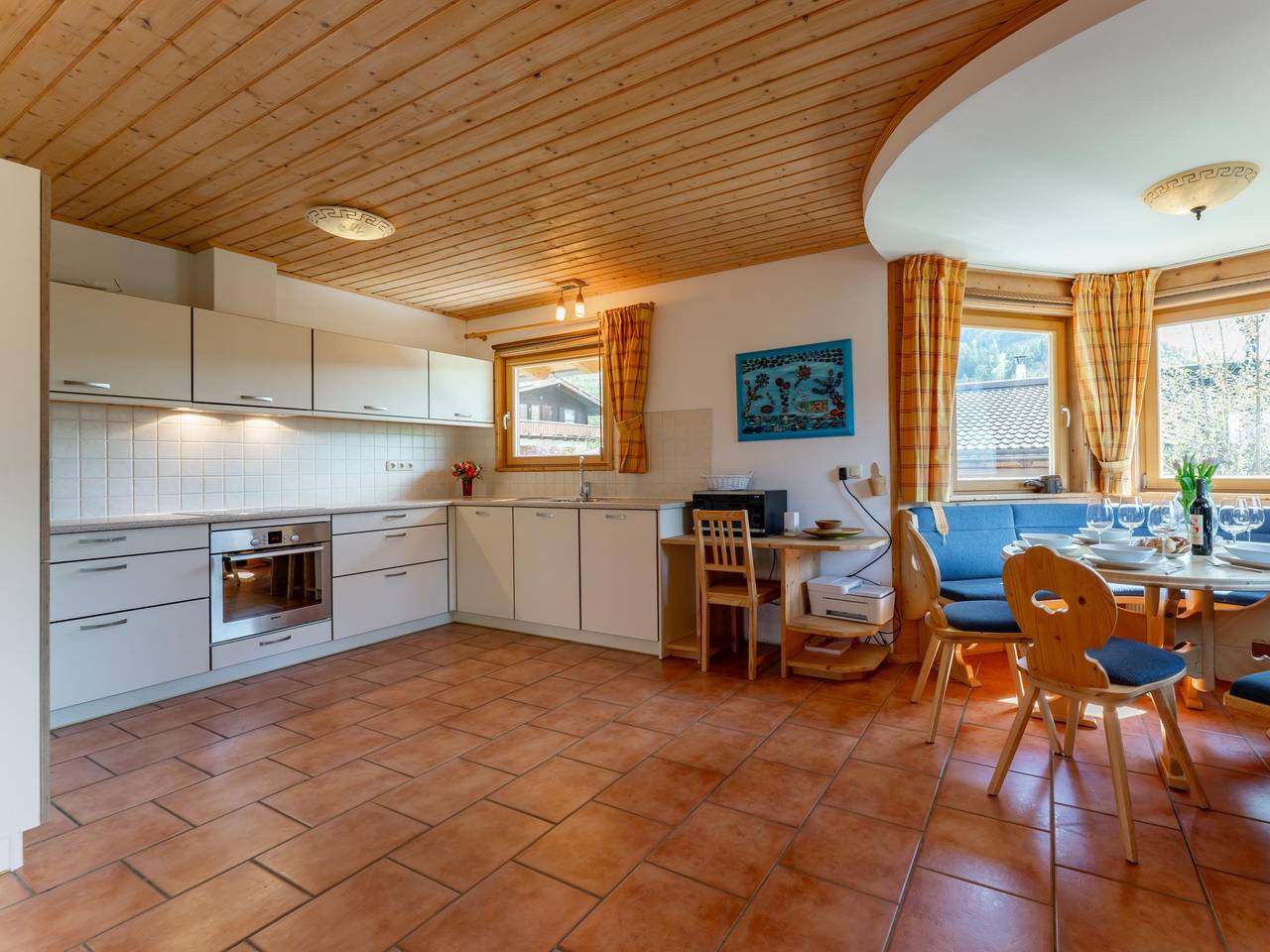 Zonnig, rustig gelegen chalet met groots panorama in Niedernsill, Kitzbüheler Alpen