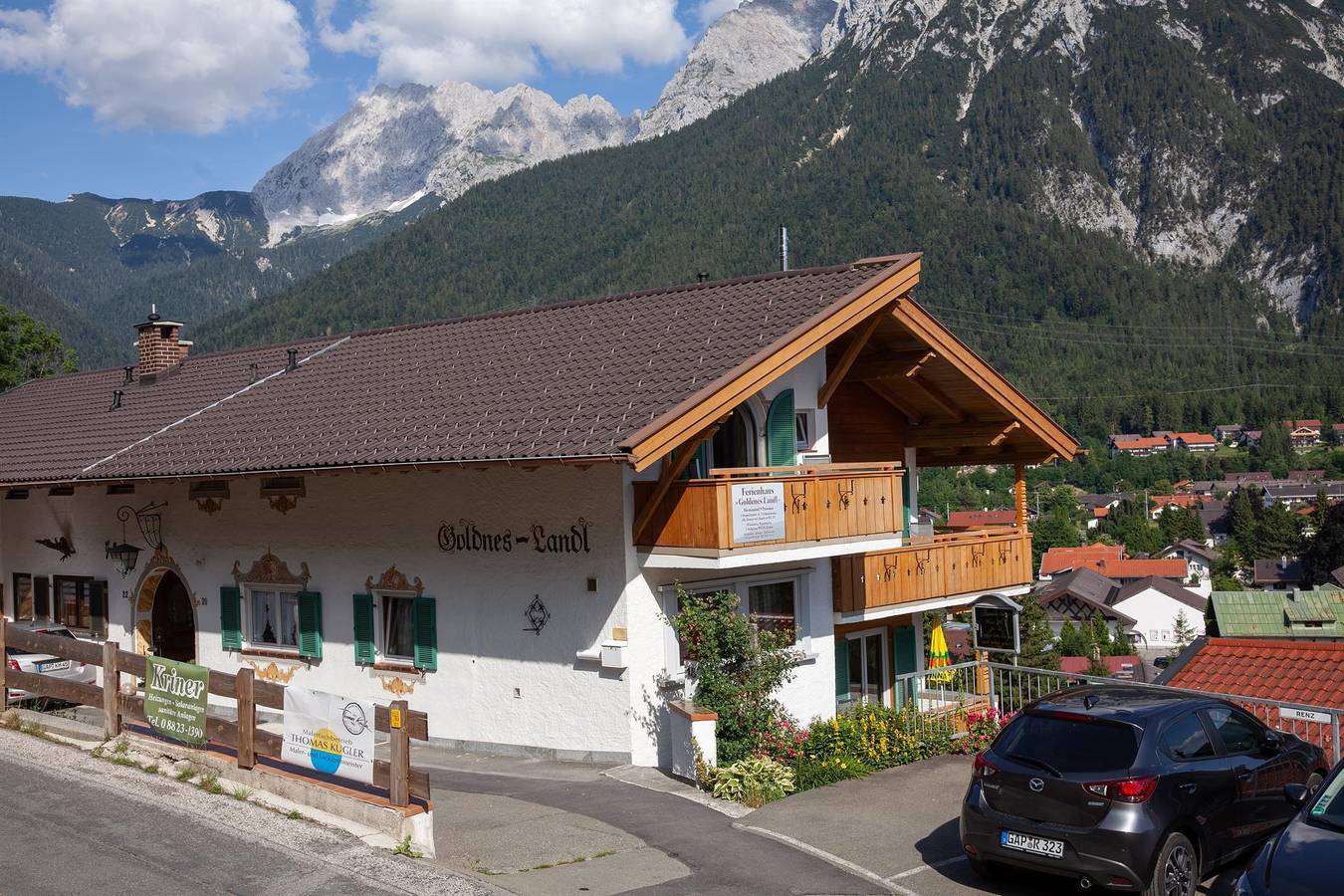 "Goldenes Landl"-Ferienhaus/5 Schlafräume/5xdu.,Wc in Mittenwald, Bayerische Alpen
