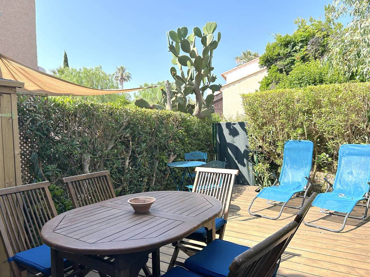 House with pool and parking, near beach for 6 people in Le Lavandou, Parc national Port-Cros