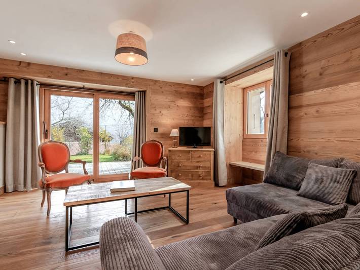 Ganze Wohnung, Apartment in Saint-Nicolas-de-Véroce, 8 Pers, Wifi, Parkplatz in Saint-Gervais-les-Bains, Pays du Mont-Blanc