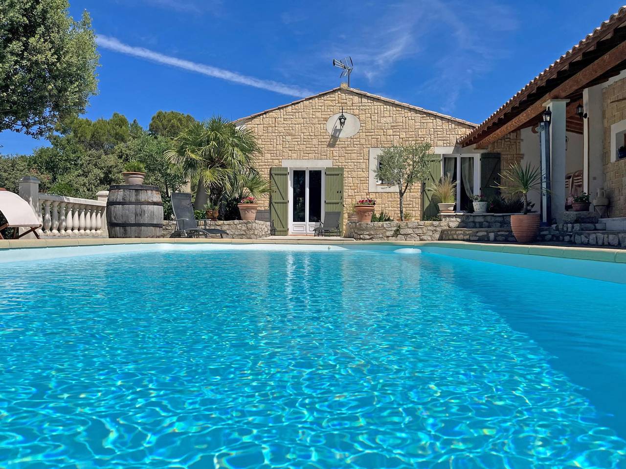 Holiday home with private pool in Uchaux, Vaucluse