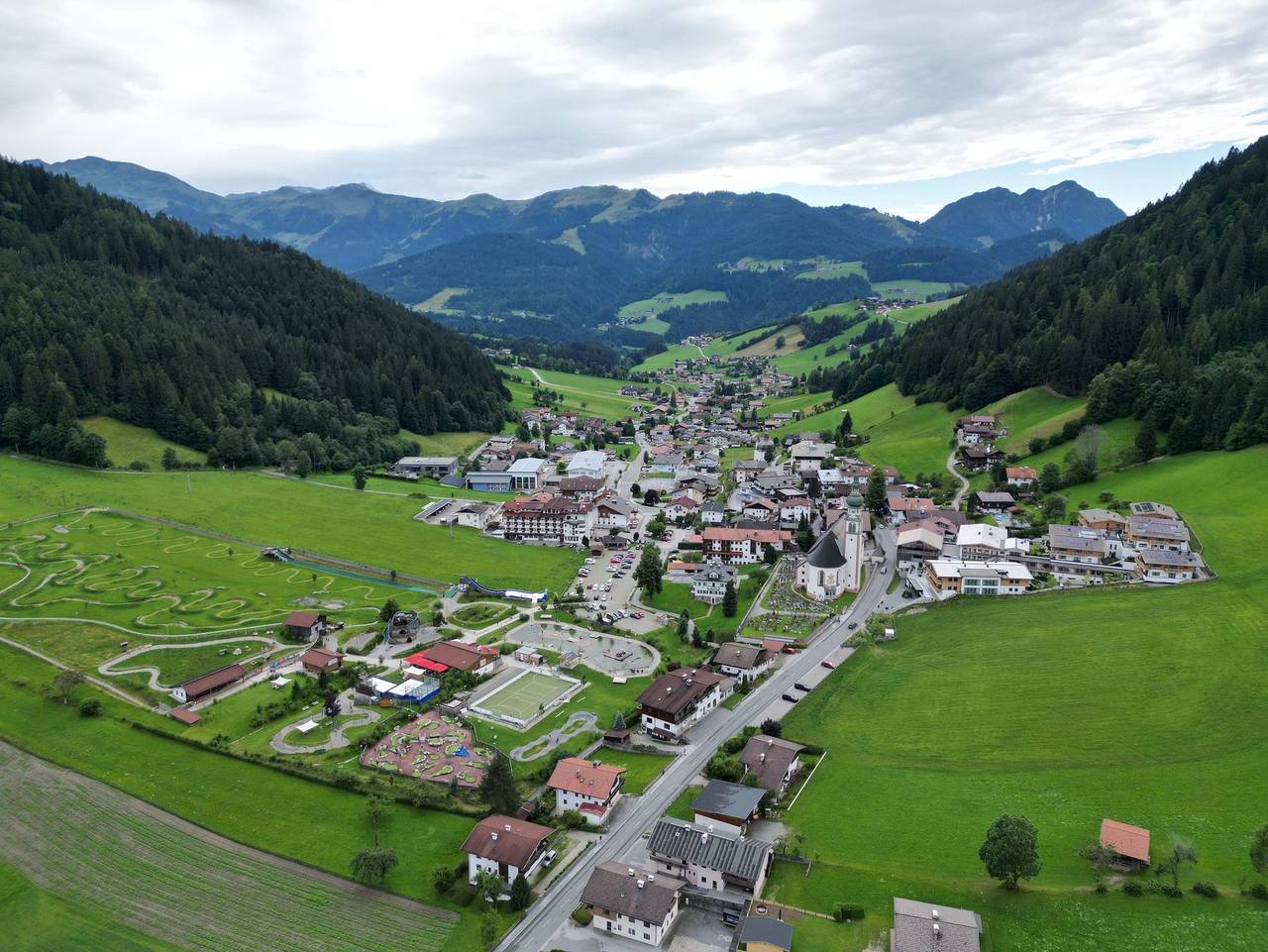 Tirolee Marchegg - Fuchsbau in Wildschönau, Kaisergebirge