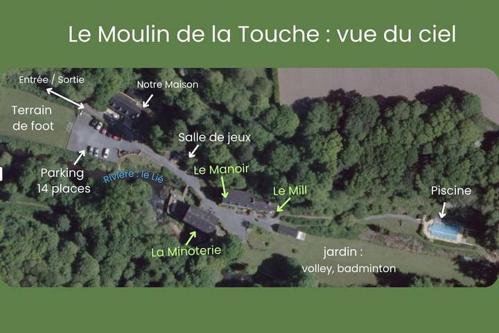 Location de vacances pour 40 personnes, avec jardin et piscine à Plouguenast - 2