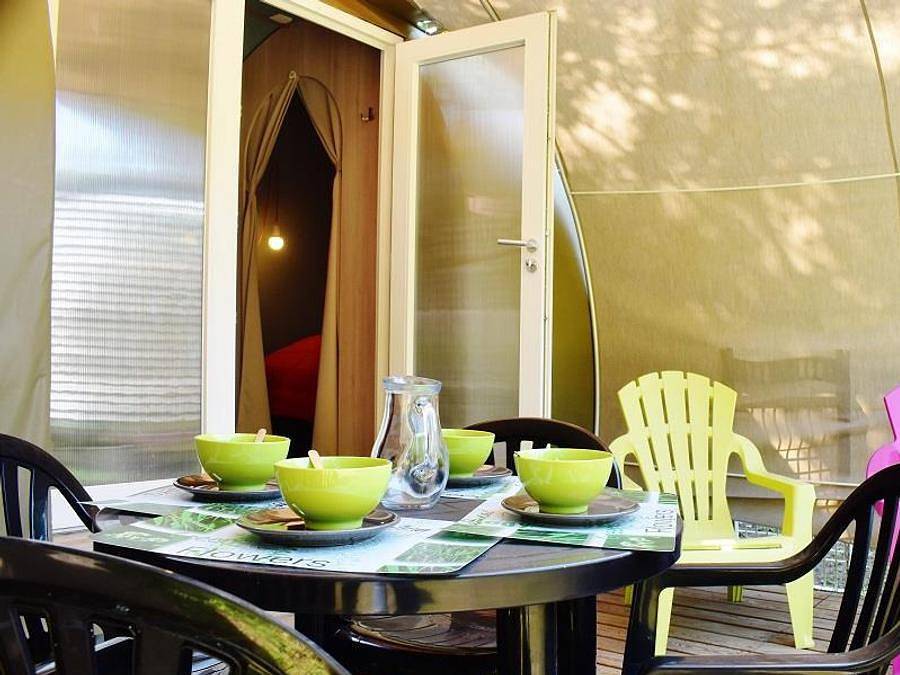 Camping Le Haras - Einzigartig 4 personen - Coco Sweet 2 Zimmer in La Côte Vermeille, Palau-del-Vidre