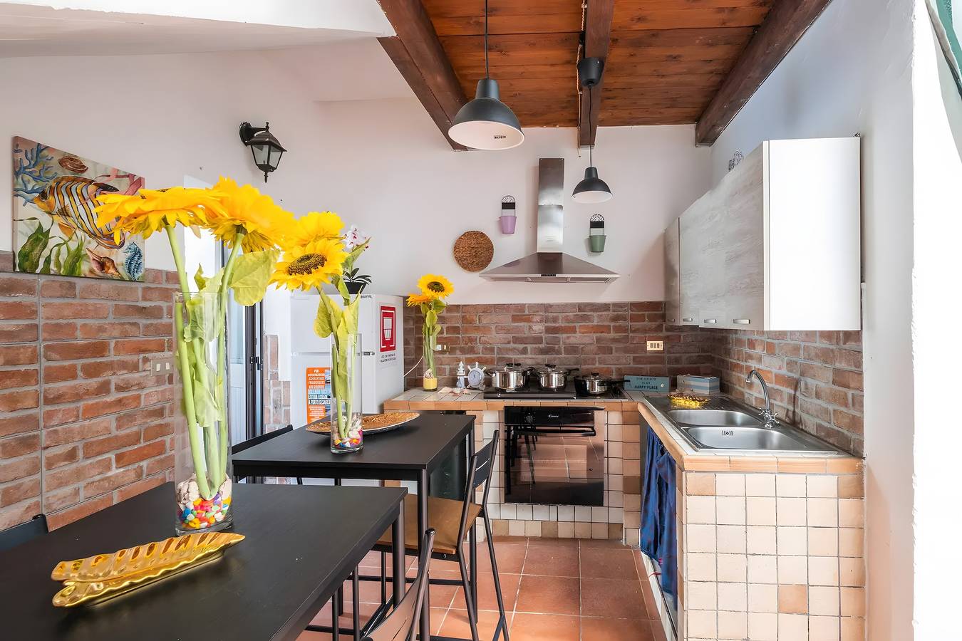 Ferienhaus 'Via Giuseppe Di Vittorio' mit Klimaanlage im Herzen von Porto Cesareo in Porto Cesareo, Golf von Tarent