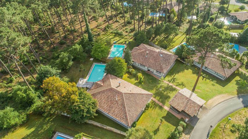 Villa pour 10 personnes, avec piscine ainsi que jardin et terrasse, animaux acceptés à Moliets-et-Maa - 4