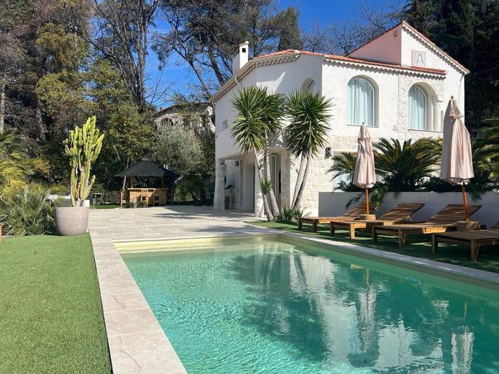 Villa pour 8 personnes, avec jardin ainsi que piscine et vue, adapté aux familles à Cagnes-sur-Mer - 2