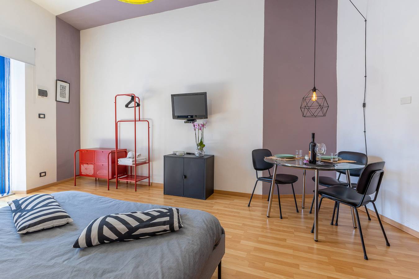 Estudio entero, Estudio 'Il Tuo Rifugio' con balcón, Wi-Fi y aire acondicionado in Modica (town), Módica