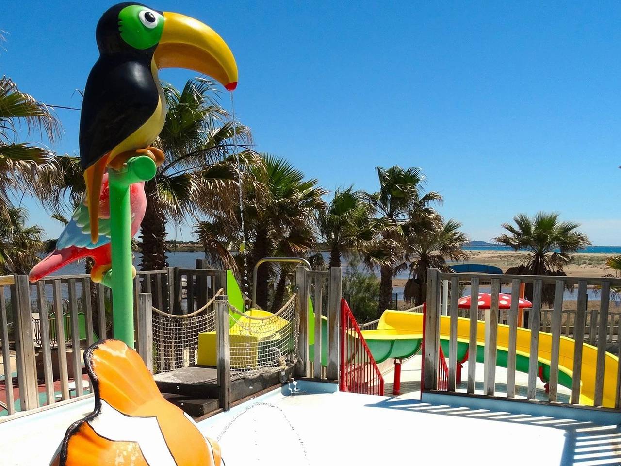 Zecamping 4* à 200m de la plage piscine animaux acceptés salle fitness in Sérignan, Mittelmeerküste (Frankreich)