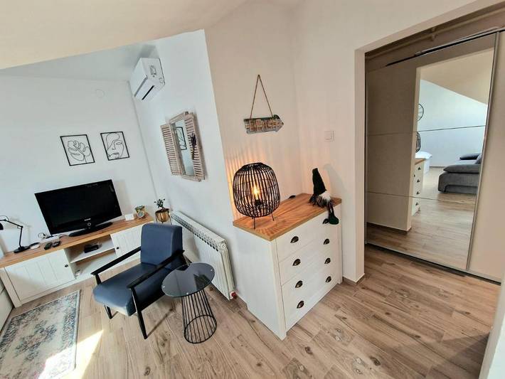 Ferienwohnung für 3 Personen, mit Terrasse und Ausblick