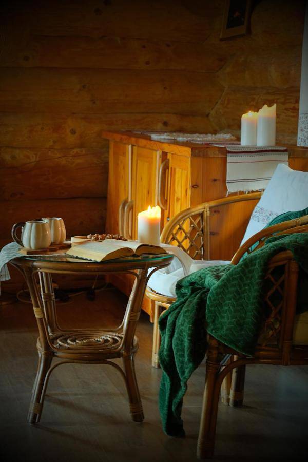Domek letniskowy dla 4 osób, z Balkon i Taras oraz Ogród i Sauna w Bieszczady