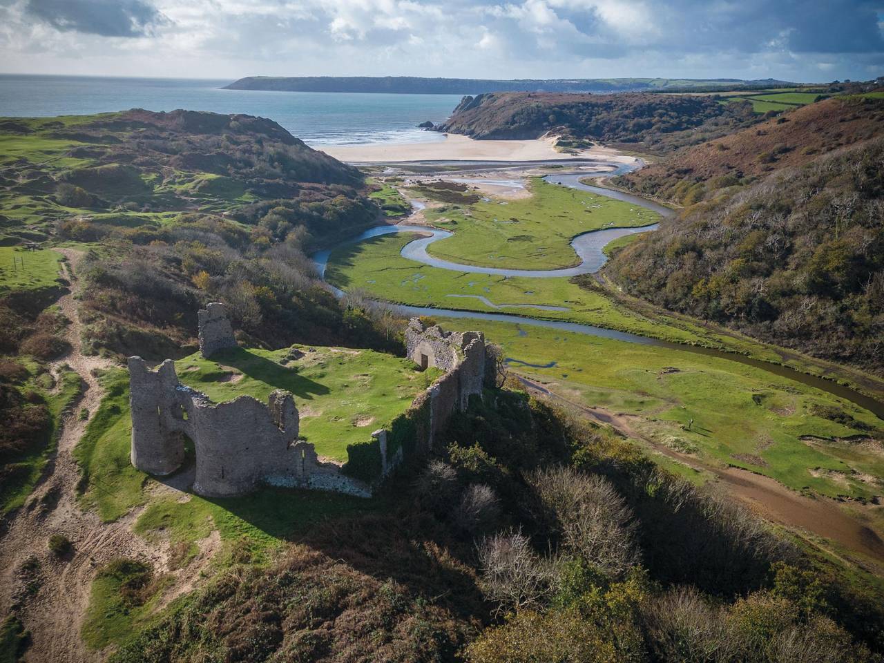 Three Cliffs Cottage - 2 Bedroom - Parkmill in Three Cliffs Bay, Swansea region