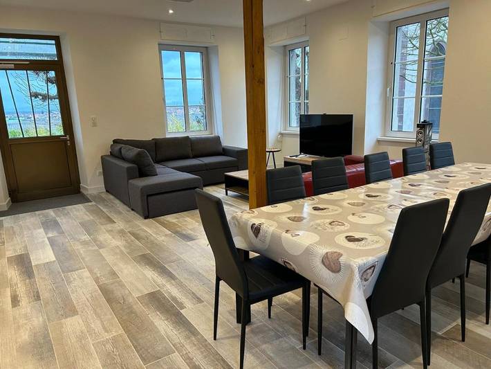 Location de vacances pour 12 personnes, avec sauna et jardin ainsi que terrasse et vue à Scherwiller - 3
