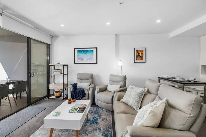 Appartement de vacances pour 2 personnes, avec piscine ainsi que vue et balcon