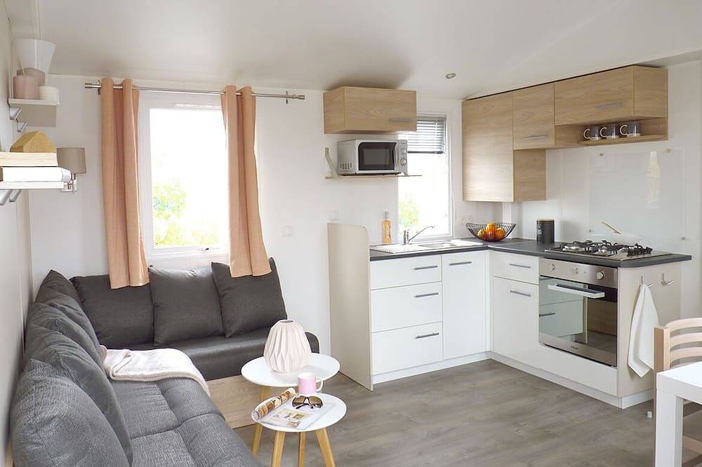 Mobile-home récent  au coeur de la Normandie , proche des plages du débarquement in Saint-Hubert-des-Biards, Région de Bayeux
