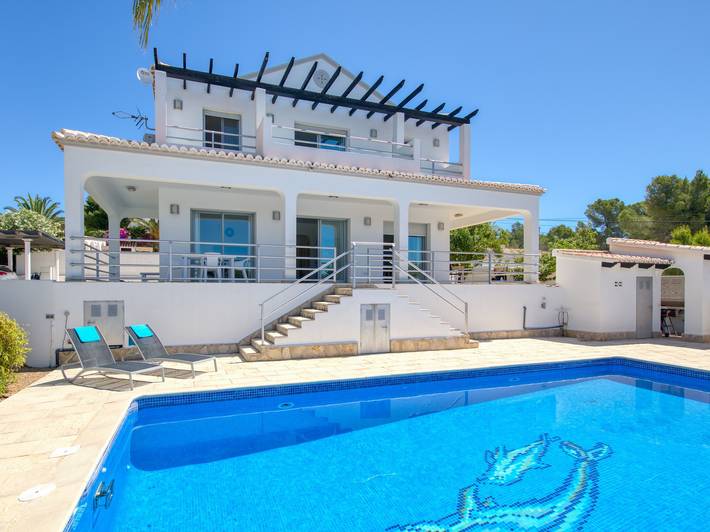 Maison de vacances pour 12 personnes, avec jardin, animaux acceptés dans La Fustera