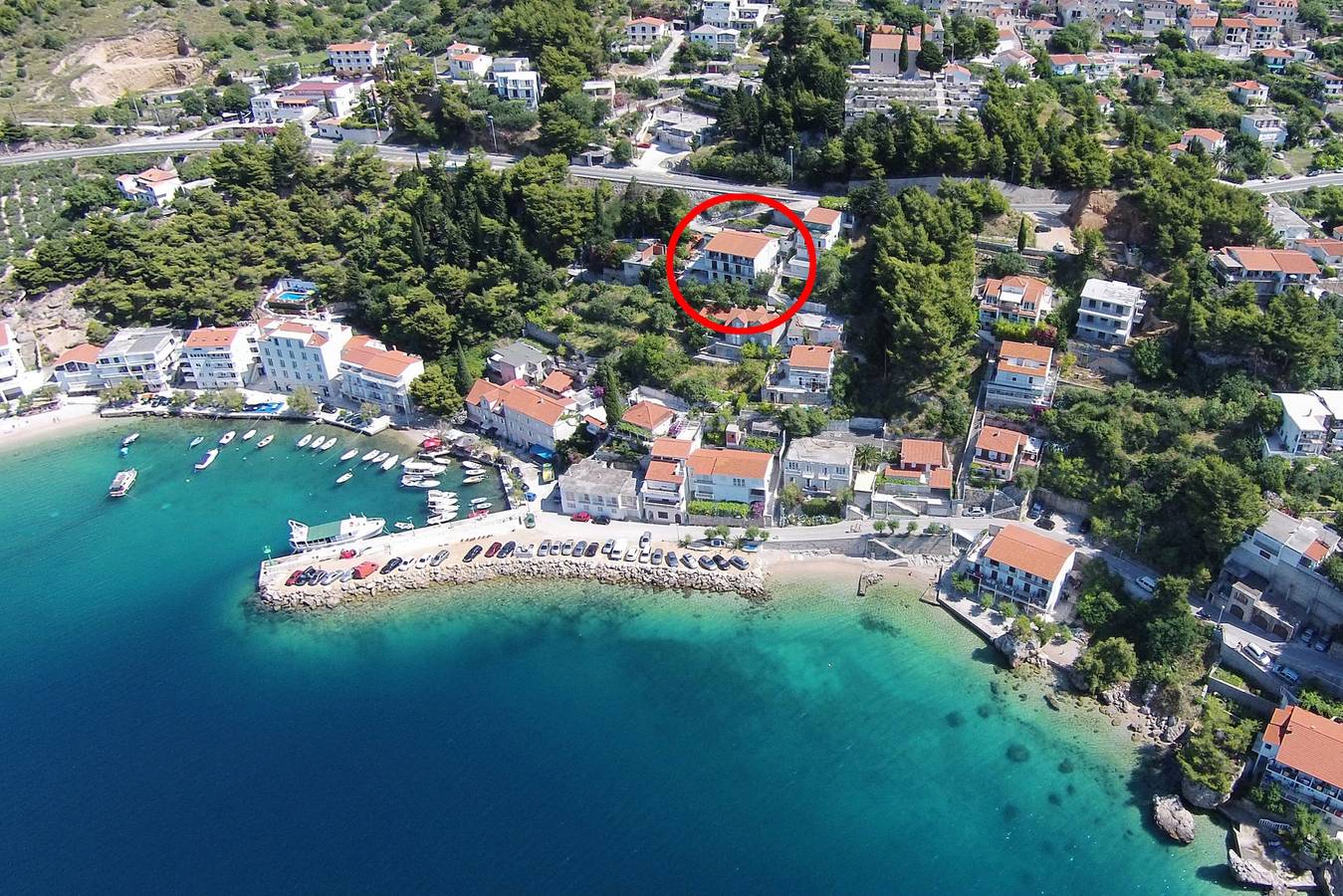 Cały apartament, Dwupokojowy apartament z tarasem i widokiem na morze Mimice, Omis A-18148-a in Mimice, Omiš-Riviera
