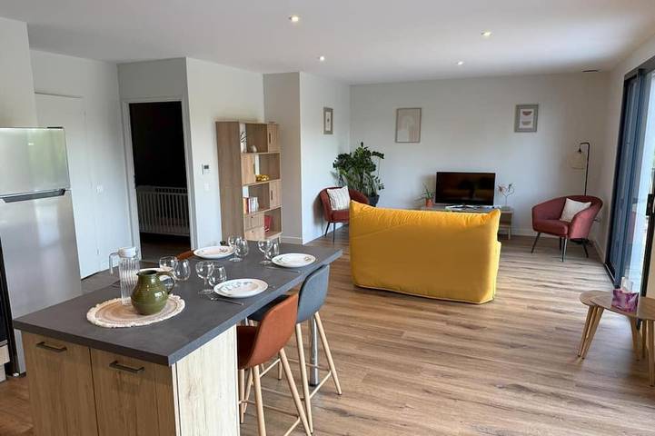 Gîte pour 4 personnes, avec jardin, animaux acceptés