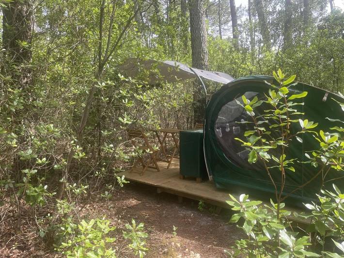 Camping pour 2 personnes, avec Jardin