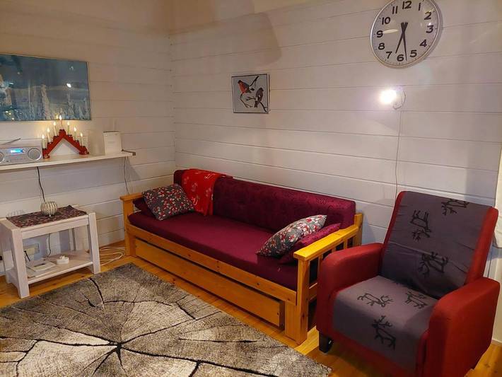 Gîte pour 6 personnes, avec terrasse et sauna dans Akaslompolo - 3