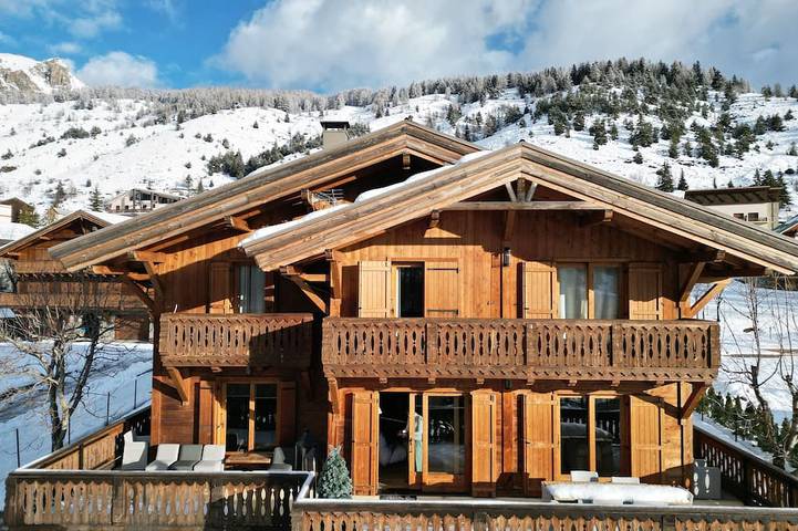 Chalet pour 12 personnes, avec Balcon et Jardin dans Auron