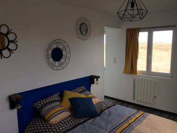 Cottage pour 2 personnes, avec jardin dans Blériot Plage