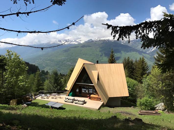 Chalet pour 14 personnes, avec terrasse et jardin, animaux acceptés - 1